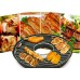 Non Stick Enamel Coating BBQ Gas Grill Pan