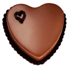 Valentine Heart Chocolate Cake 2lbs - For Lahore Only