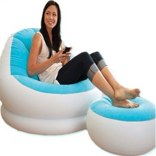 Intex Inflatable Colored Sofa and Stool