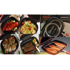 Dessini Double Sided Grill Pan in Pakistan -40cm- Made in Italy 