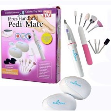 Hand Held Pedi Mate With 18 Pieces