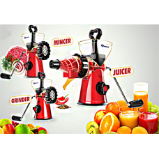 3-in-1 Meat and Vegetable Grinder, Juicer And Mincer