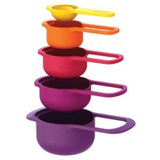 Pack Of Six Measuring Cup and Spoon Set